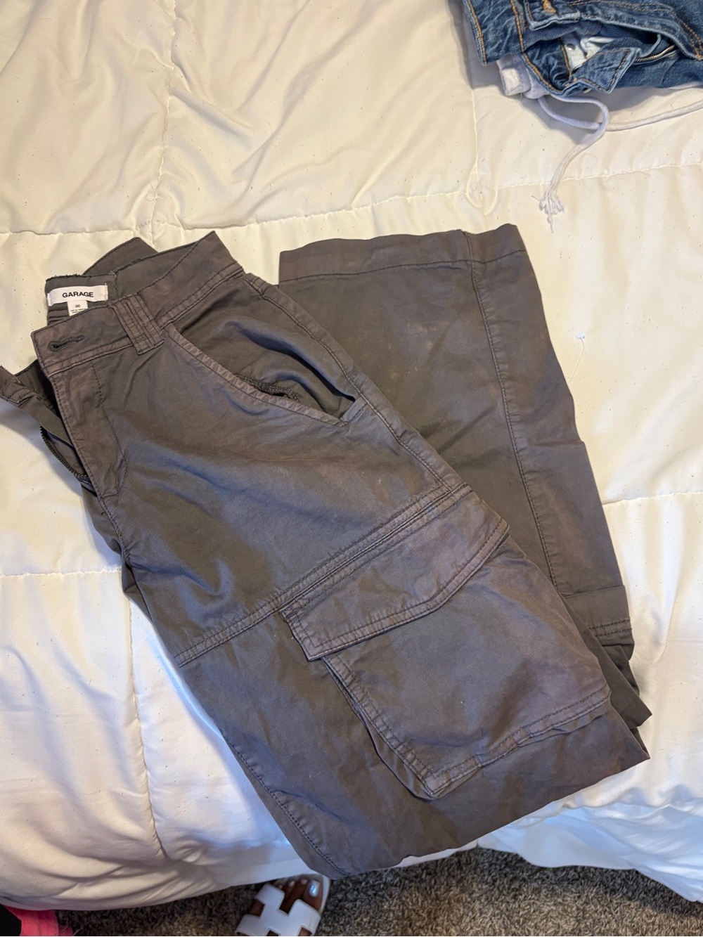 Garage Cargo Pants - Charcoal